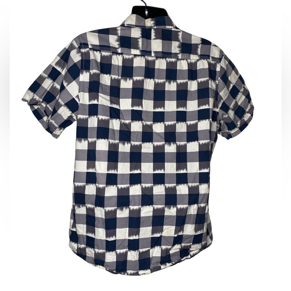 Northwest Territory Edgy Checkerboard Button Down Shirt (Size:L, Color:Multi) - Picture 2 of 3